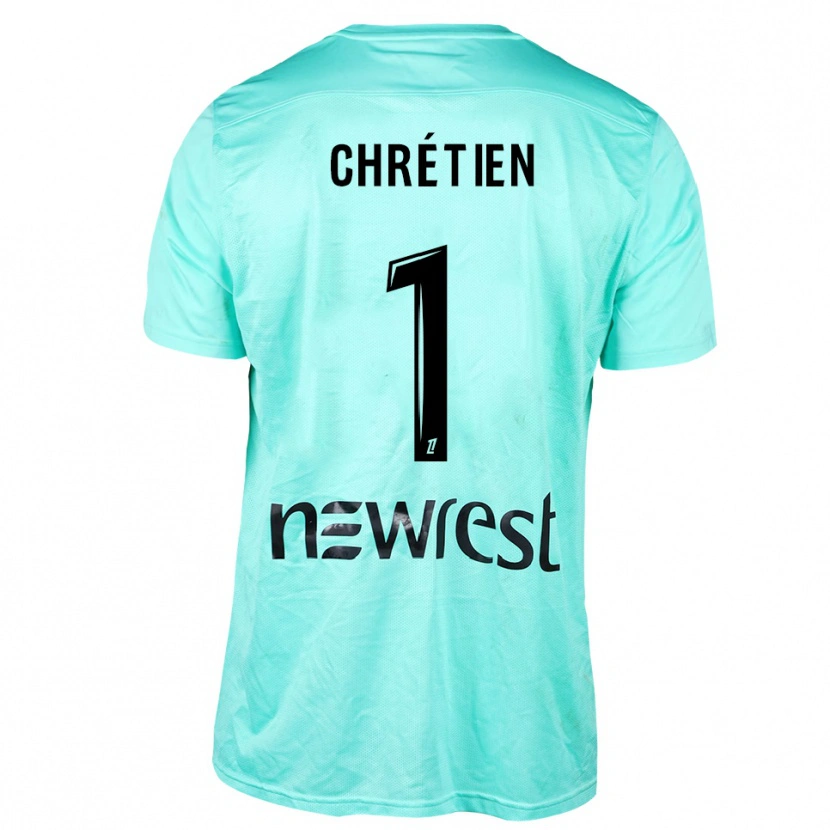 Danxen Mulher Jean-Pierre Chrétien #1 Ciano Preto Camisola Guarda-Redes 2025/26 Camisa Brasil