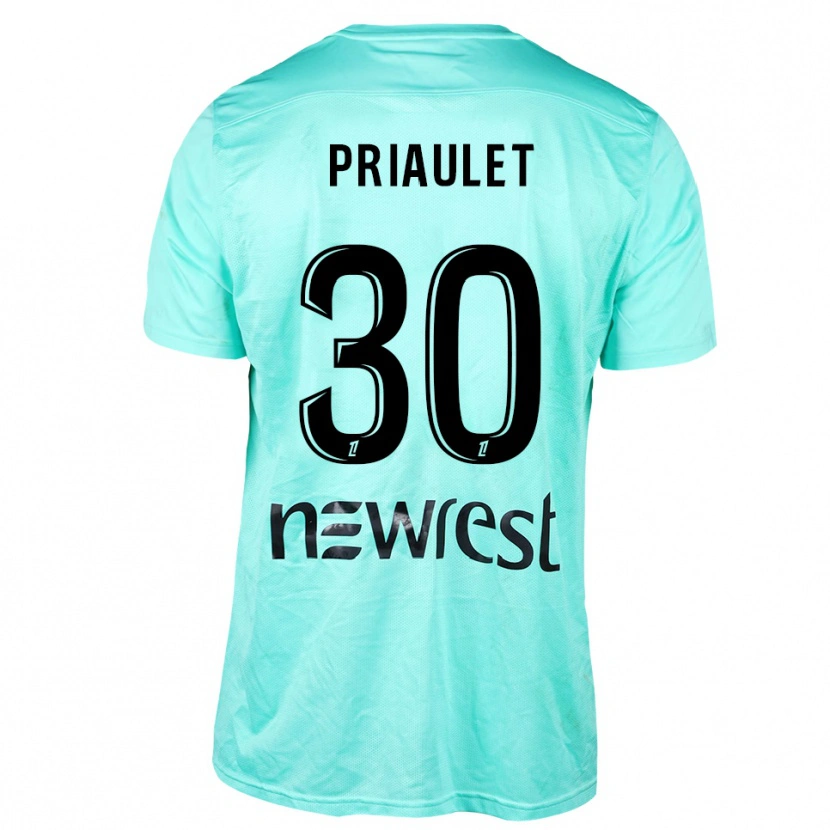Danxen Mulher Anaïs Priaulet #30 Ciano Preto Camisola Guarda-Redes 2025/26 Camisa Brasil