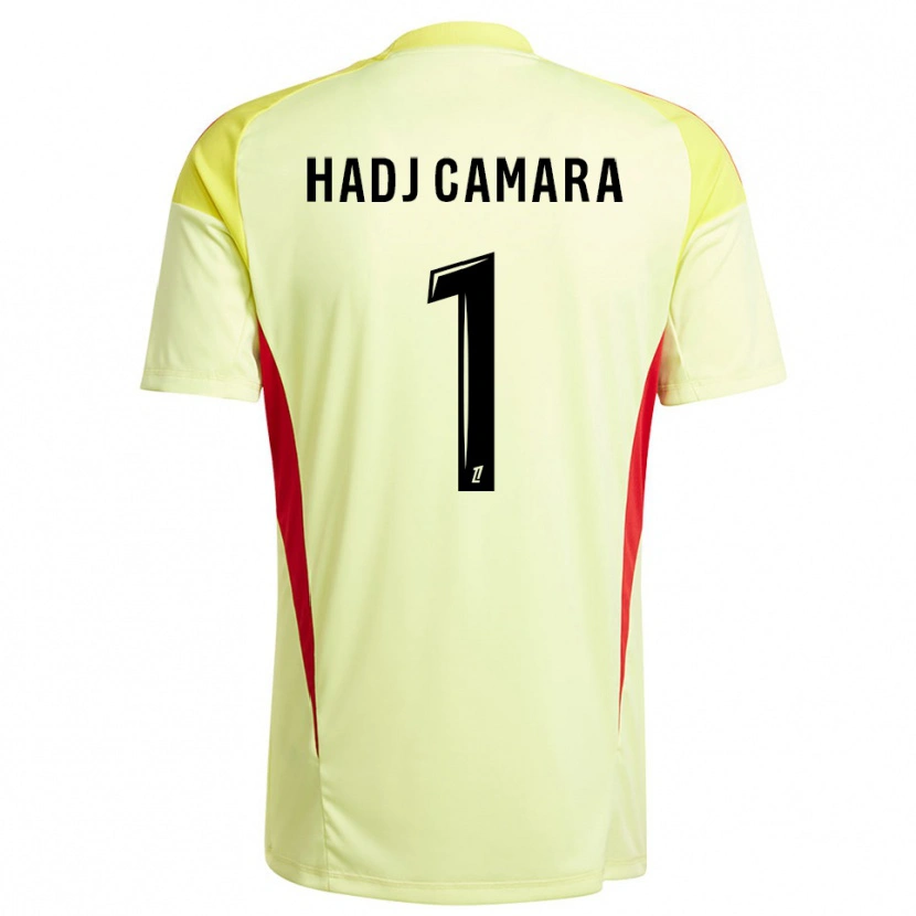 Danxen Mulher El Hadj Camara #1 Amarelo Claro Preto Camisola Guarda-Redes 2025/26 Camisa Brasil
