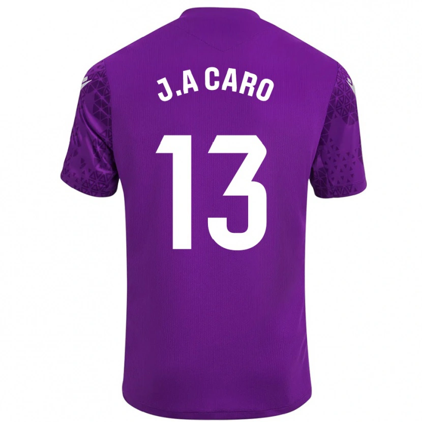 Danxen Mulher José Antonio Caro #13 Roxo Escuro Branco Camisola Guarda-Redes 2025/26 Camisa Brasil
