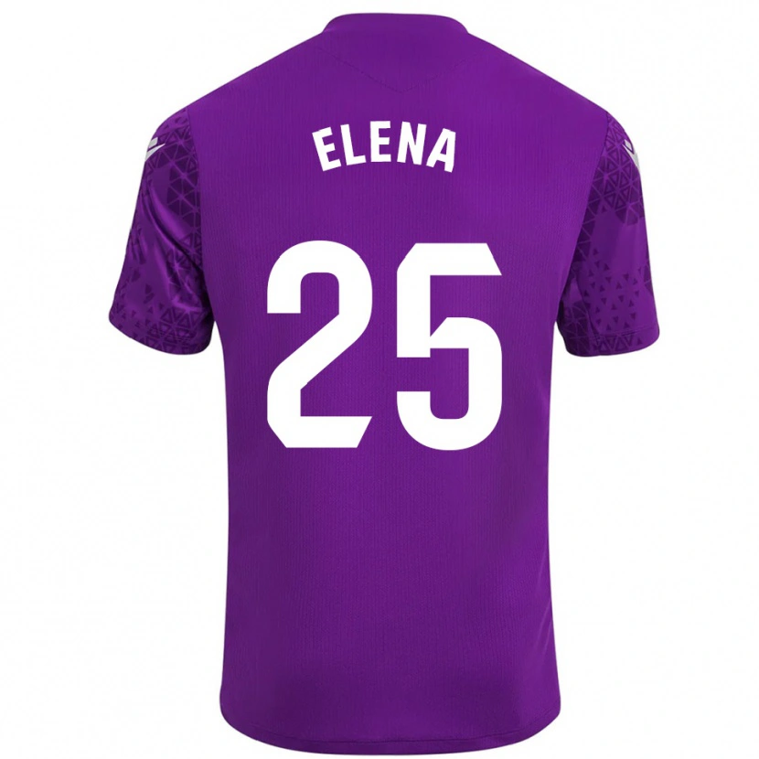 Danxen Mulher Elena Gómez Labrador #25 Roxo Escuro Branco Camisola Guarda-Redes 2025/26 Camisa Brasil