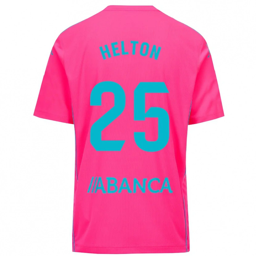 Danxen Mulher Helton Leite #25 Rosa Profundo Preto Camisola Guarda-Redes 2025/26 Camisa Brasil