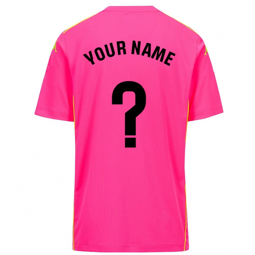 Danxen Mulher Real Valladolid Rosa Profundo Preto Camisola Guarda-Redes 2025/26 Camisa Brasil