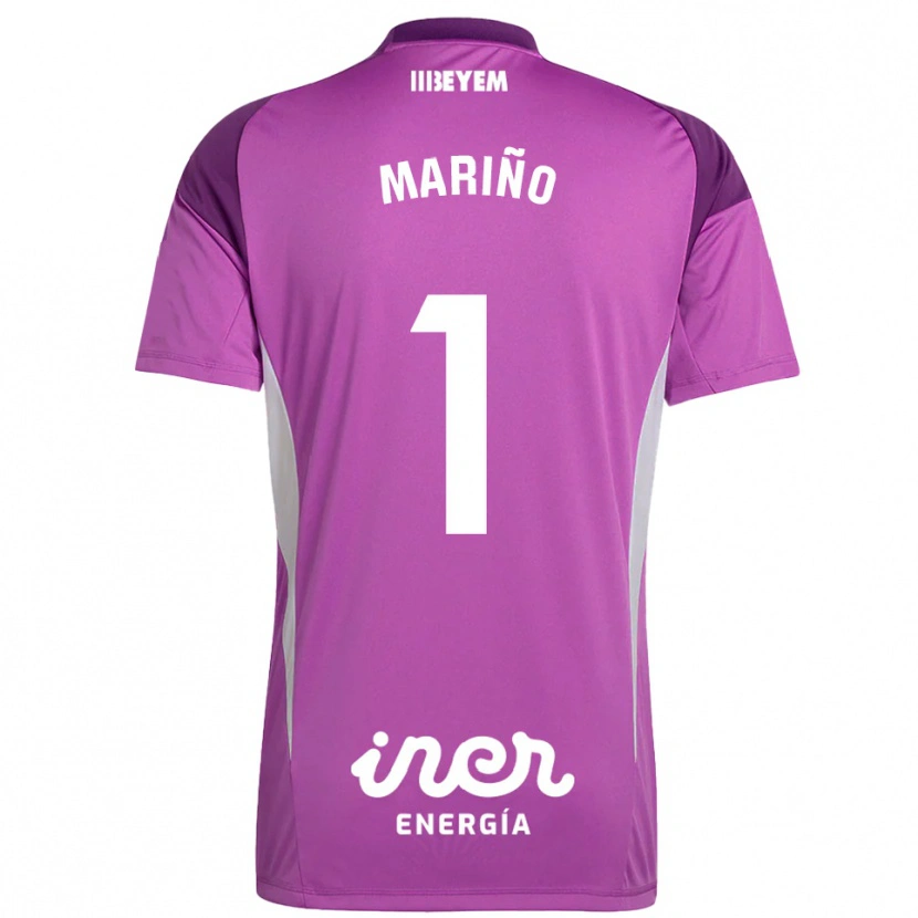 Danxen Mulher Diego Mariño #1 Lilás Roxo Camisola Guarda-Redes 2025/26 Camisa Brasil
