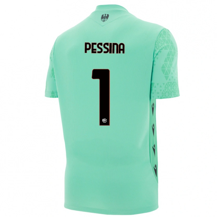 Danxen Mulher Massimo Pessina #1 Azul Menta Preto Camisola Guarda-Redes 2025/26 Camisa Brasil