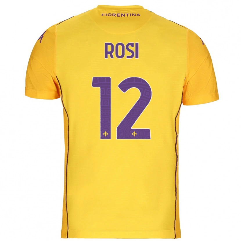 Danxen Mulher Ettore Rosi #12 Laranja Amarelo Roxo Camisola Guarda-Redes 2025/26 Camisa Brasil