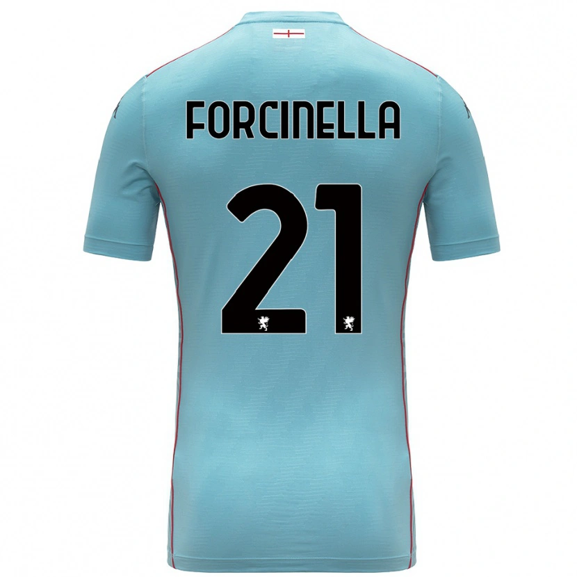 Danxen Mulher Camilla Forcinella #21 Azul Cinza Camisola Guarda-Redes 2025/26 Camisa Brasil