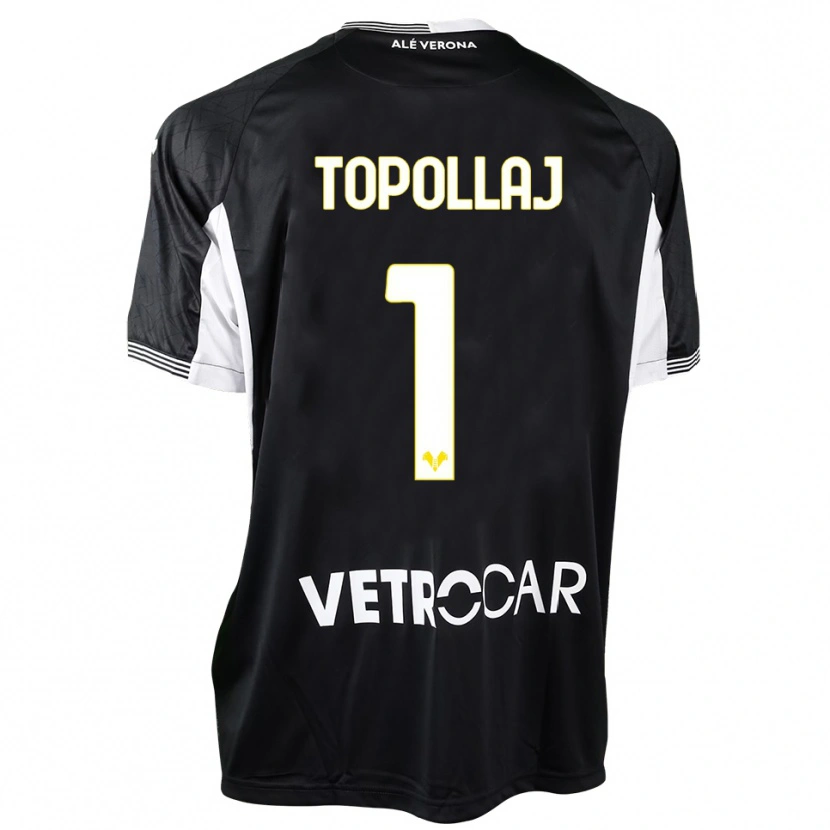 Danxen Mulher Mark Topollaj #1 Preto Branco Camisola Guarda-Redes 2025/26 Camisa Brasil