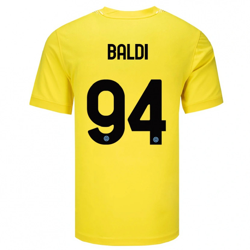 Danxen Mulher Rachele Baldi #94 Amarelo Claro Preto Camisola Guarda-Redes 2025/26 Camisa Brasil