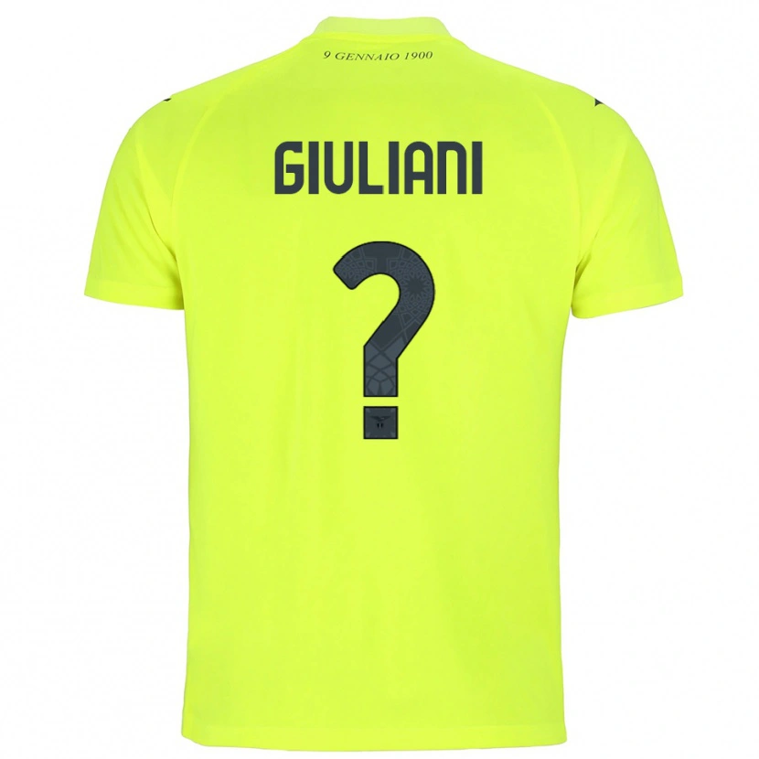 Danxen Mulher Alessio Giuliani #0 Verde Fluorescente Camisola Guarda-Redes 2025/26 Camisa Brasil