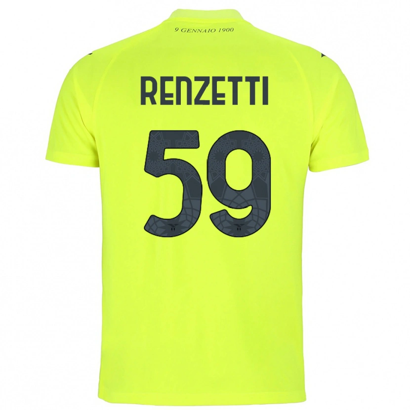 Danxen Mulher Davide Renzetti #59 Verde Fluorescente Camisola Guarda-Redes 2025/26 Camisa Brasil