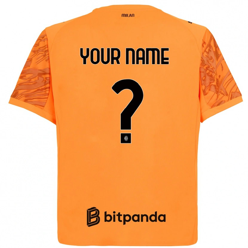 Danxen Mulher AC Milan Preto Amarelo Laranja Camisola Guarda-Redes 2025/26 Camisa Brasil