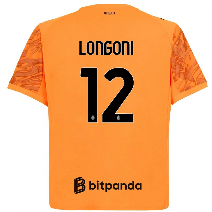 Danxen Mulher Alessandro Longoni #12 Preto Amarelo Laranja Camisola Guarda-Redes 2025/26 Camisa Brasil