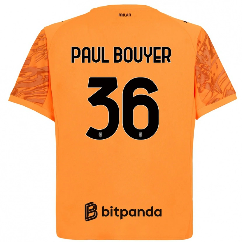 Danxen Mulher Léo Paul Bouyer #36 Preto Amarelo Laranja Camisola Guarda-Redes 2025/26 Camisa Brasil