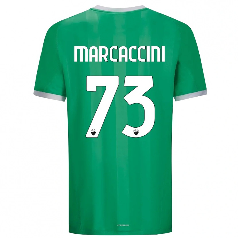 Danxen Mulher Alessio Marcaccini #73 Branco Verde Camisola Guarda-Redes 2025/26 Camisa Brasil