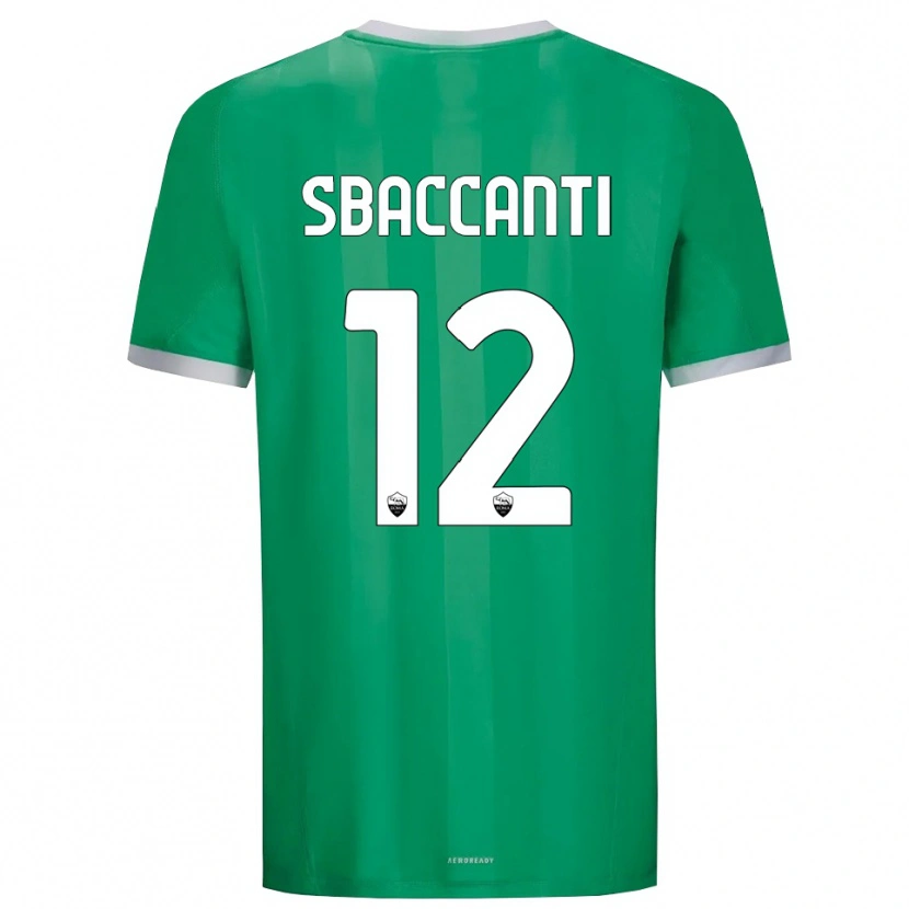 Danxen Mulher Christian Sbaccanti #12 Branco Verde Camisola Guarda-Redes 2025/26 Camisa Brasil