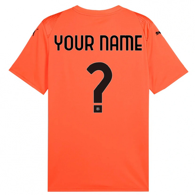 Danxen Mulher US Sassuolo Preto Laranja Camisola Guarda-Redes 2025/26 Camisa Brasil