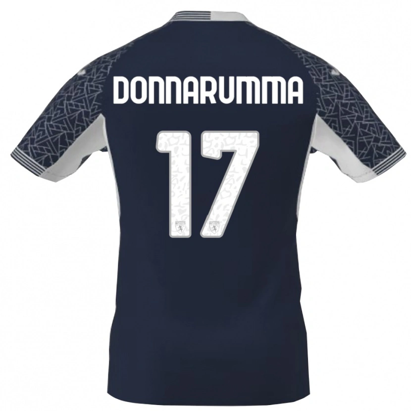 Danxen Mulher Antonio Donnarumma #17 Azul Preto Branco Camisola Guarda-Redes 2025/26 Camisa Brasil