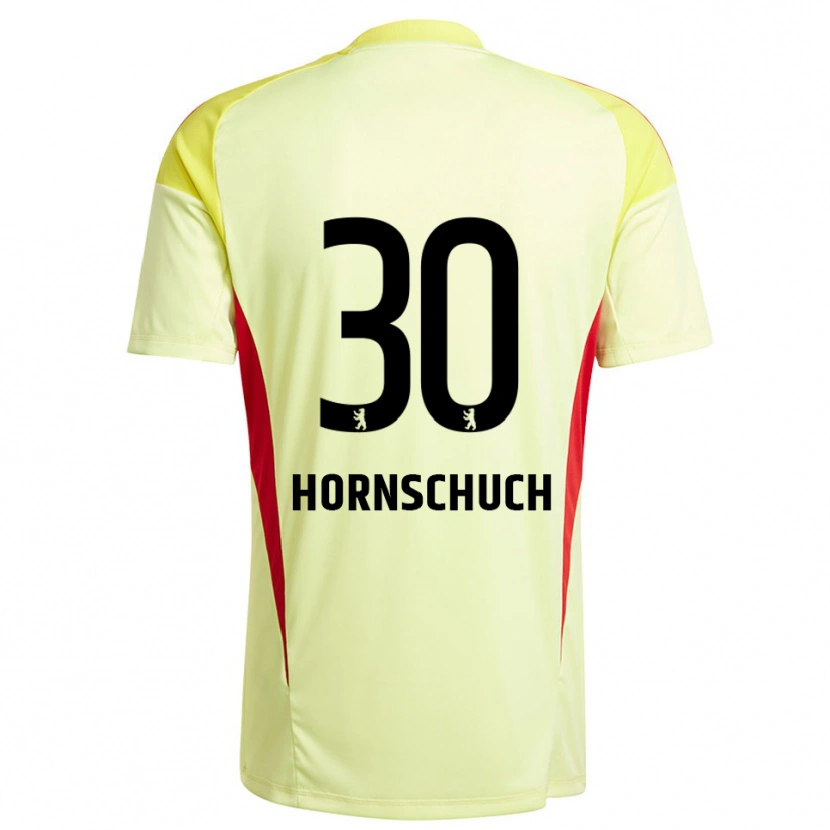 Danxen Mulher Sarah Hornschuch #30 Amarelo Claro Preto Camisola Guarda-Redes 2025/26 Camisa Brasil