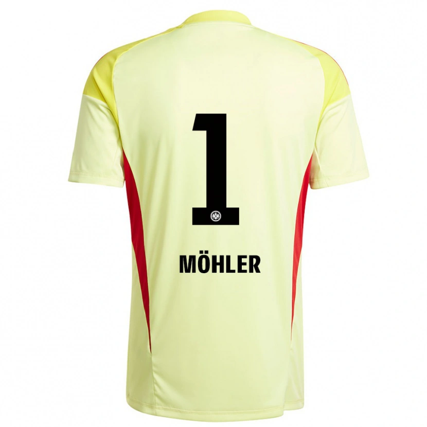 Danxen Mulher Emil Möhler #1 Amarelo Claro Preto Camisola Guarda-Redes 2025/26 Camisa Brasil