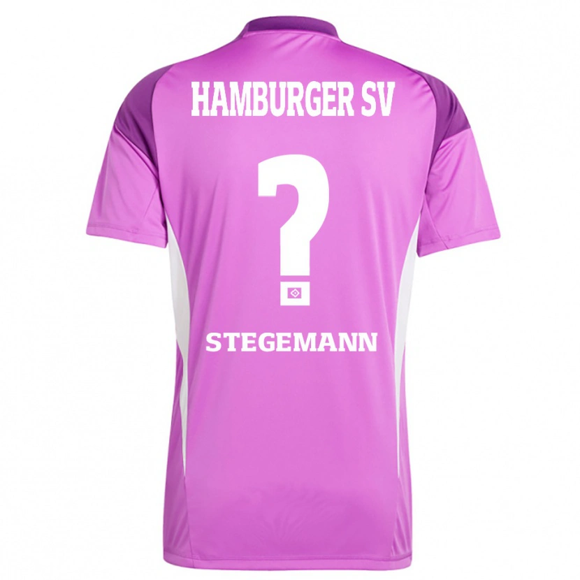 Danxen Mulher Jean-Pierre Stegemann #0 Roxo Lilás Branco Camisola Guarda-Redes 2025/26 Camisa Brasil