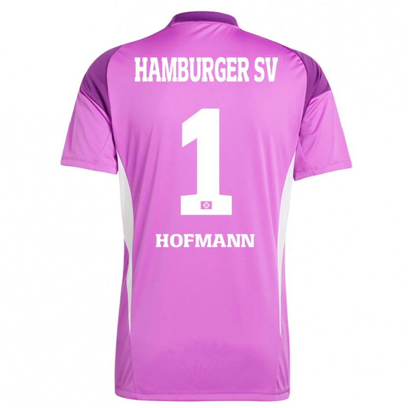 Danxen Mulher Tobias Hofmann #1 Roxo Lilás Branco Camisola Guarda-Redes 2025/26 Camisa Brasil