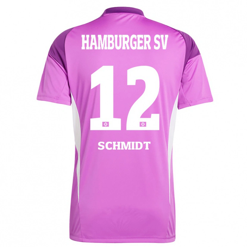 Danxen Mulher Bennet Schmidt #12 Roxo Lilás Branco Camisola Guarda-Redes 2025/26 Camisa Brasil