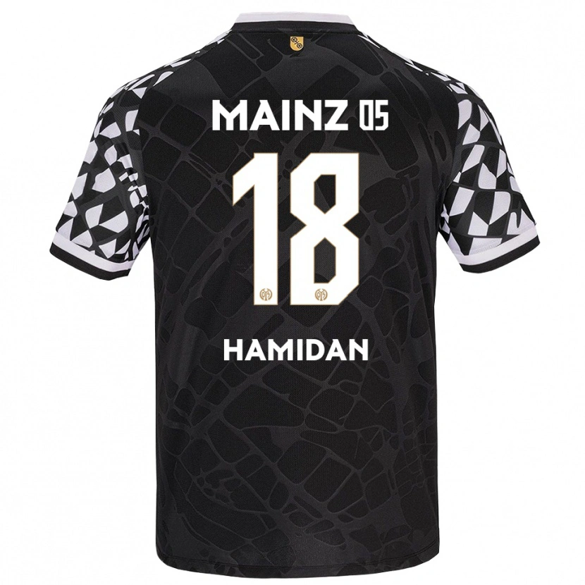 Danxen Mulher Ilyas Hamidan #18 Branco Preto Camisola Guarda-Redes 2025/26 Camisa Brasil