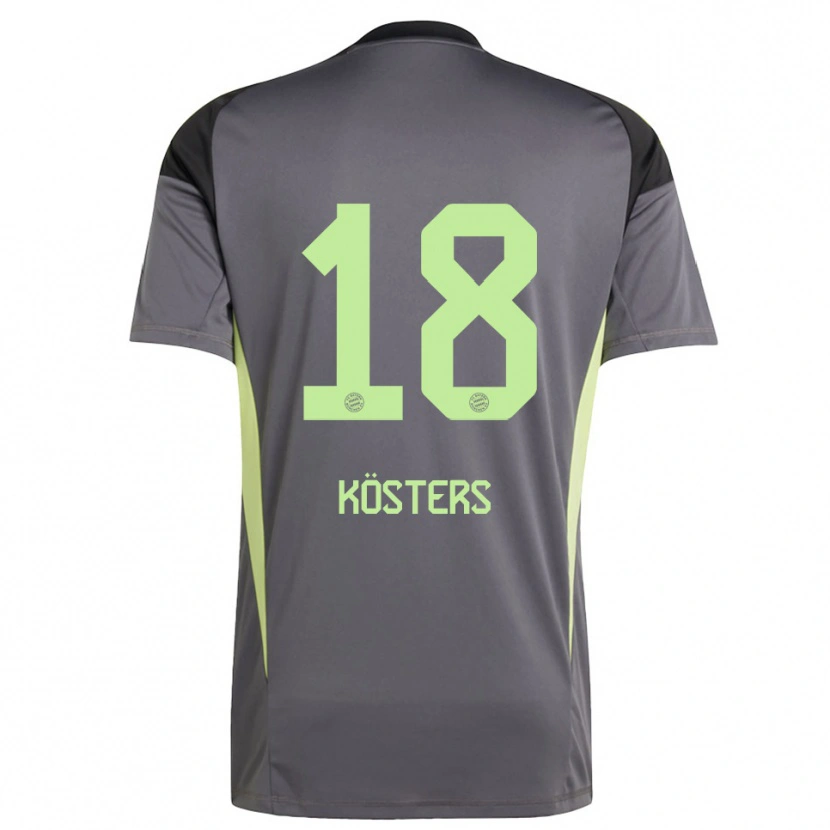 Danxen Mulher Matthias Kösters #18 Amarelo Verde Preto Camisola Guarda-Redes 2025/26 Camisa Brasil