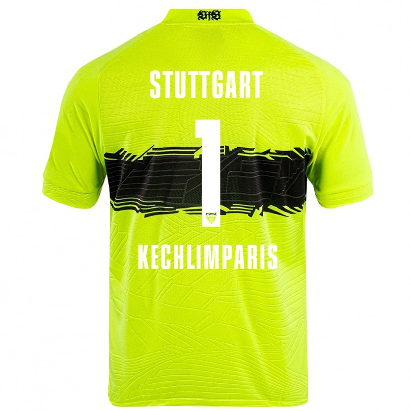 Danxen Mulher Ioannis Kechlimparis #1 Preto Amarelo Verde Camisola Guarda-Redes 2025/26 Camisa Brasil