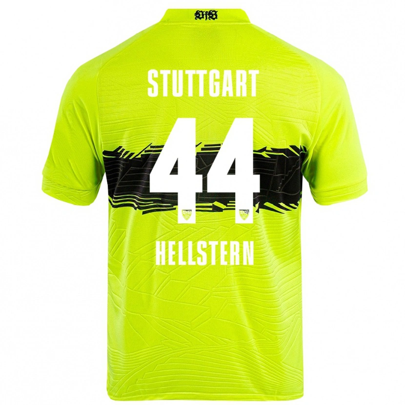Danxen Mulher Florian Hellstern #44 Preto Amarelo Verde Camisola Guarda-Redes 2025/26 Camisa Brasil