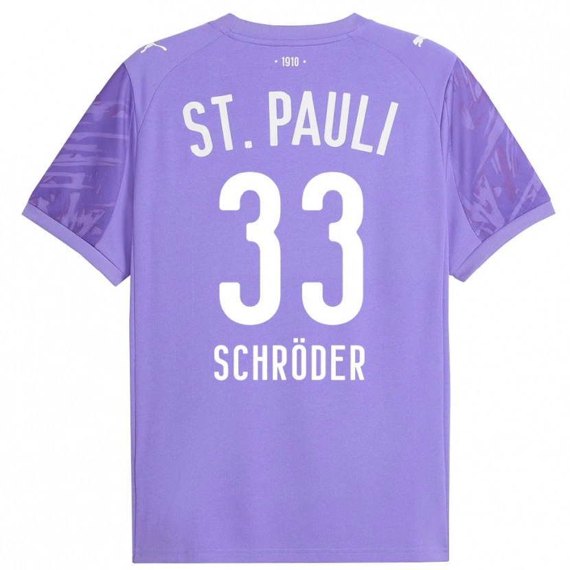 Danxen Mulher Lennard Schröder #33 Preto Roxo Médio Camisola Guarda-Redes 2025/26 Camisa Brasil