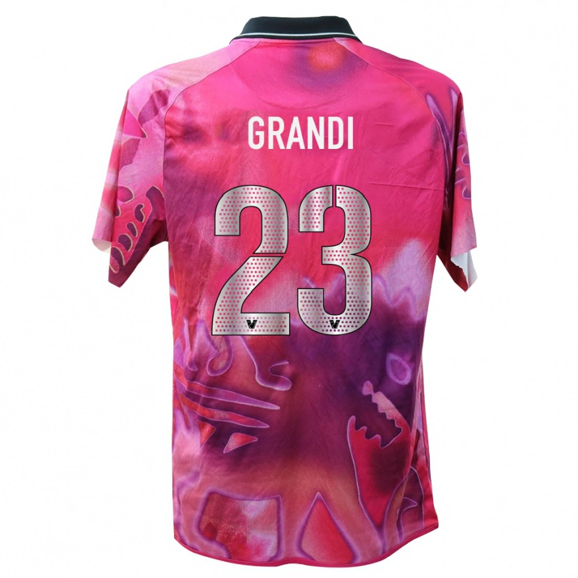 Danxen Mulher Matteo Grandi #23 Rosa Profundo Camisola Guarda-Redes 2025/26 Camisa Brasil