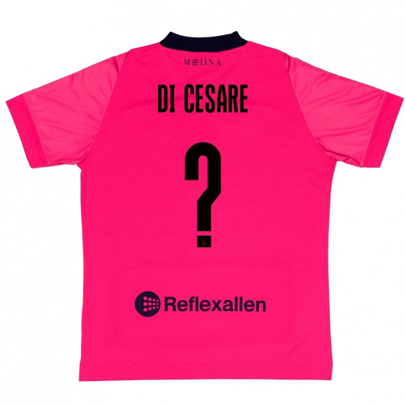 Danxen Mulher Gabriele Di Cesare #0 Rosa Profundo Preto Camisola Guarda-Redes 2025/26 Camisa Brasil