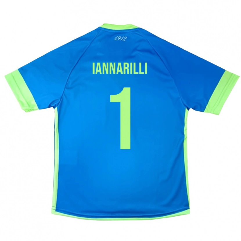 Danxen Mulher Antony Iannarilli #1 Azul Verde Amarelo Camisola Guarda-Redes 2025/26 Camisa Brasil
