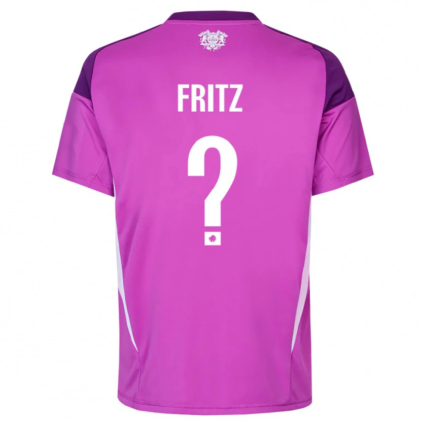 Danxen Mulher Gustav Fritz #0 Branco Lilás Roxo Camisola Guarda-Redes 2025/26 Camisa Brasil