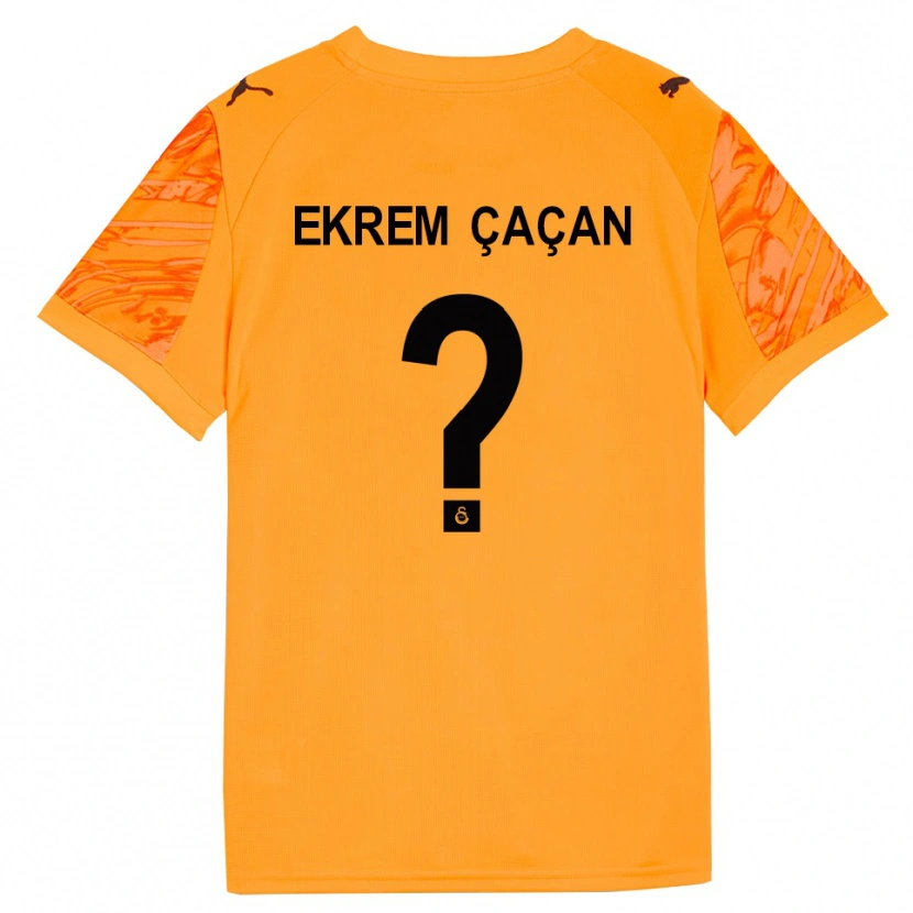 Danxen Mulher Yağız Ekrem Çaçan #0 Preto Laranja Escuro Camisola Guarda-Redes 2025/26 Camisa Brasil