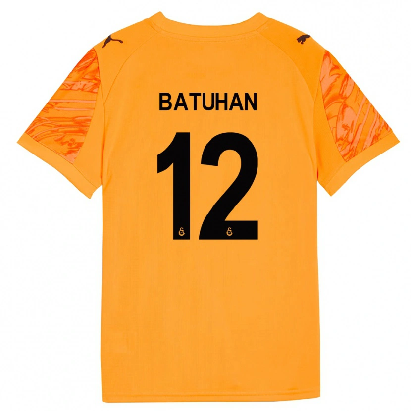 Danxen Mulher Batuhan Şen #12 Preto Laranja Escuro Camisola Guarda-Redes 2025/26 Camisa Brasil