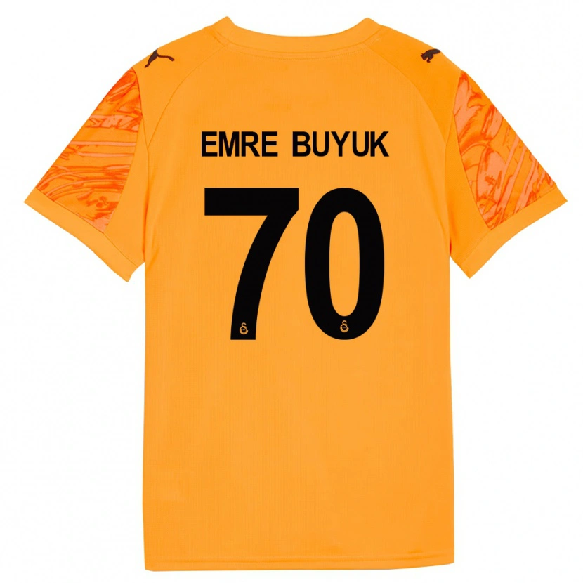 Danxen Mulher Enes Emre Büyük #70 Preto Laranja Escuro Camisola Guarda-Redes 2025/26 Camisa Brasil