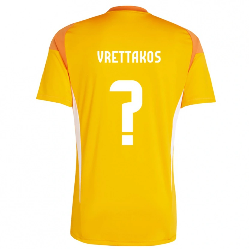 Danxen Mulher Georgios Vrettakos #0 Laranja Branco Camisola Guarda-Redes 2025/26 Camisa Brasil