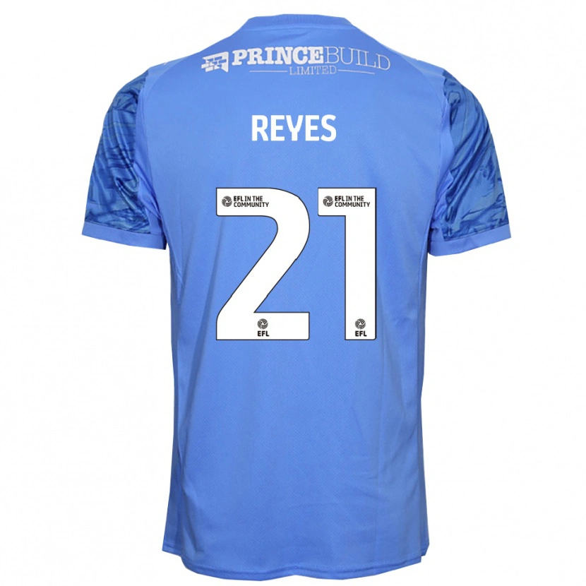 Danxen Mulher Vicente Reyes #21 Azul Dodging Camisola Guarda-Redes 2025/26 Camisa Brasil