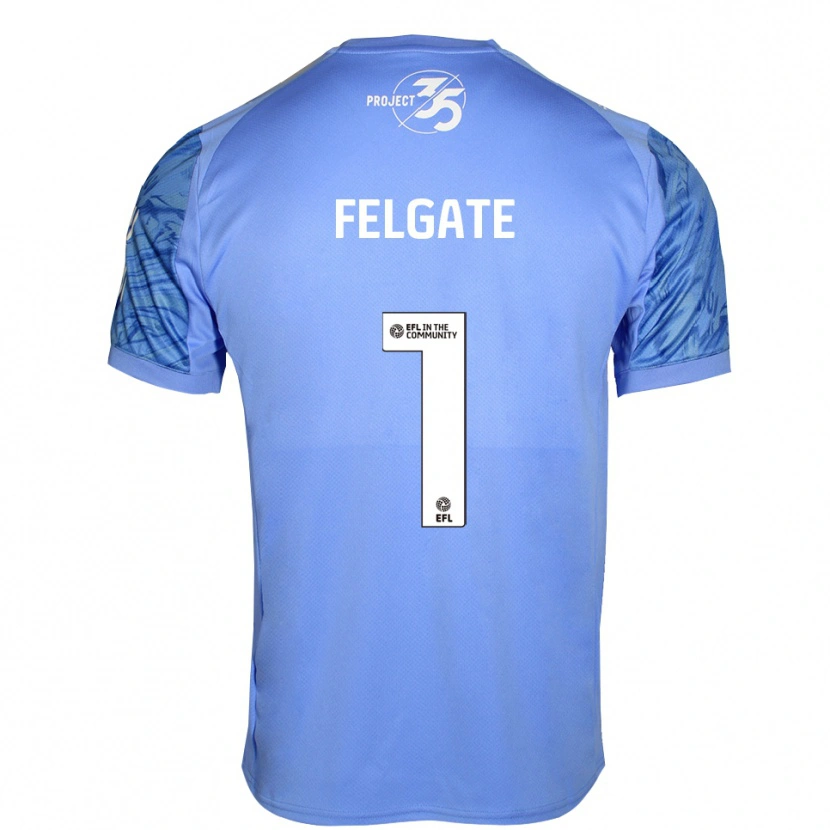 Danxen Mulher Lily Felgate #1 Azul Royal Camisola Guarda-Redes 2025/26 Camisa Brasil