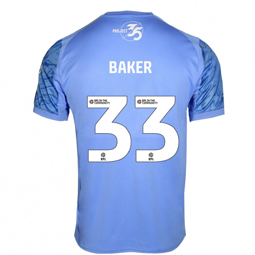 Danxen Mulher Zak Baker #33 Azul Royal Camisola Guarda-Redes 2025/26 Camisa Brasil
