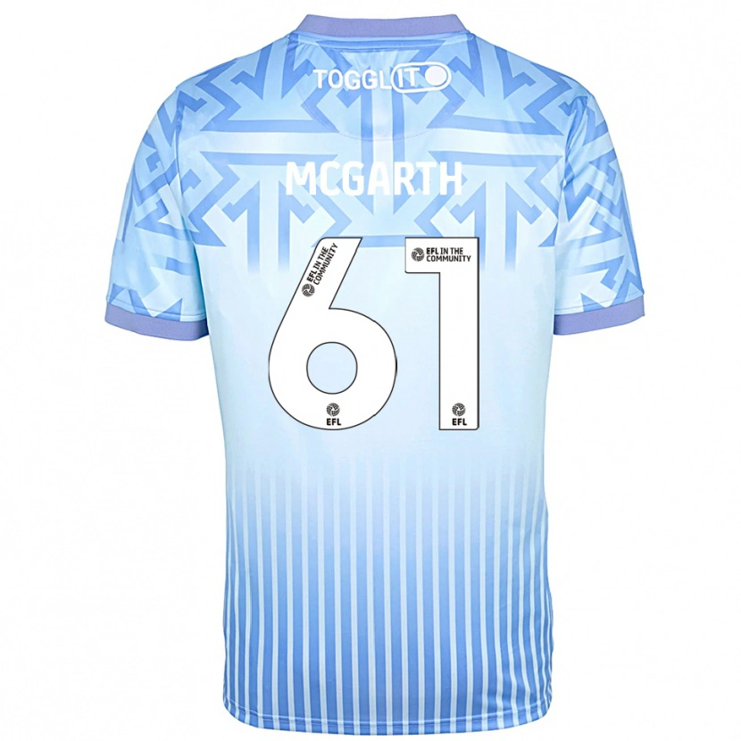 Danxen Mulher Ethan McGarth #61 Branco Azul Claro Camisola Guarda-Redes 2025/26 Camisa Brasil