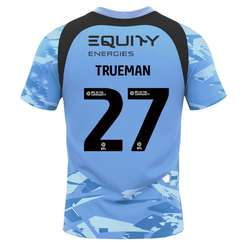Danxen Mulher Connal Trueman #27 Preto Azul Claro Camisola Guarda-Redes 2025/26 Camisa Brasil