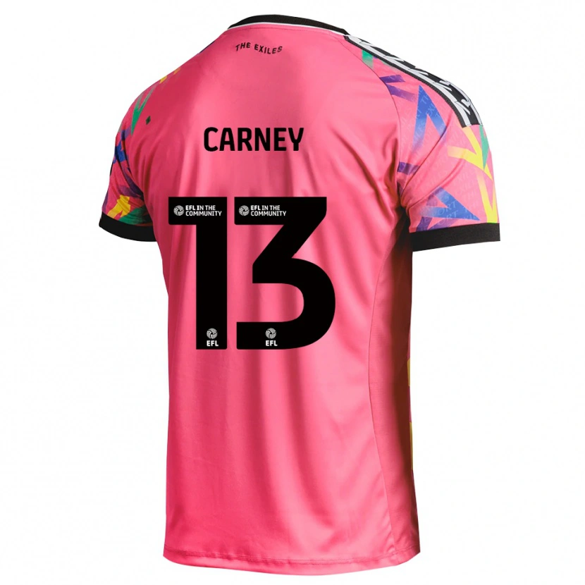 Danxen Mulher Jacob Carney #13 Magenta Camisola Guarda-Redes 2025/26 Camisa Brasil