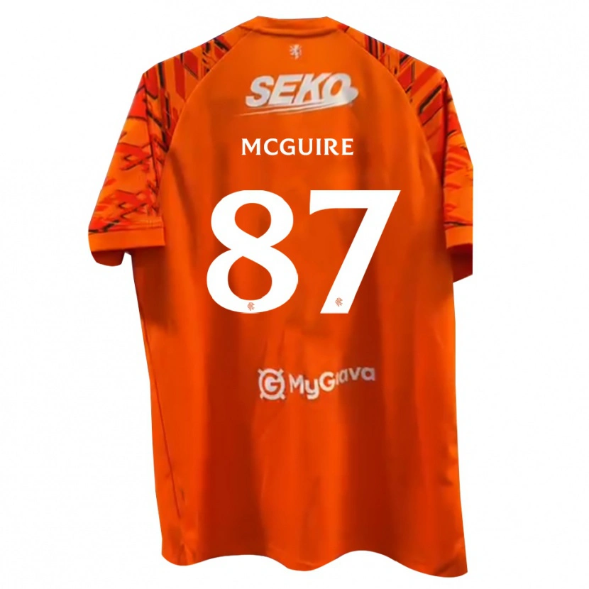 Danxen Mulher Rydnn McGuire #87 Branco Laranja Camisola Guarda-Redes 2025/26 Camisa Brasil