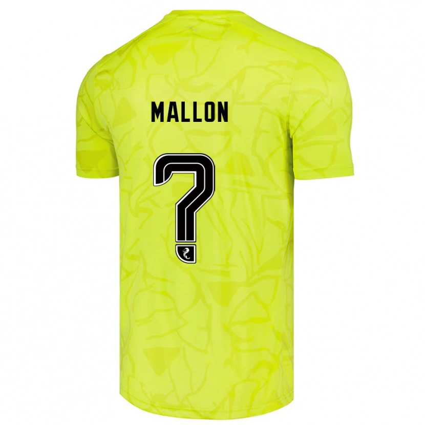 Danxen Mulher Ryan Mallon #0 Amarelo Preto Camisola Guarda-Redes 2025/26 Camisa Brasil