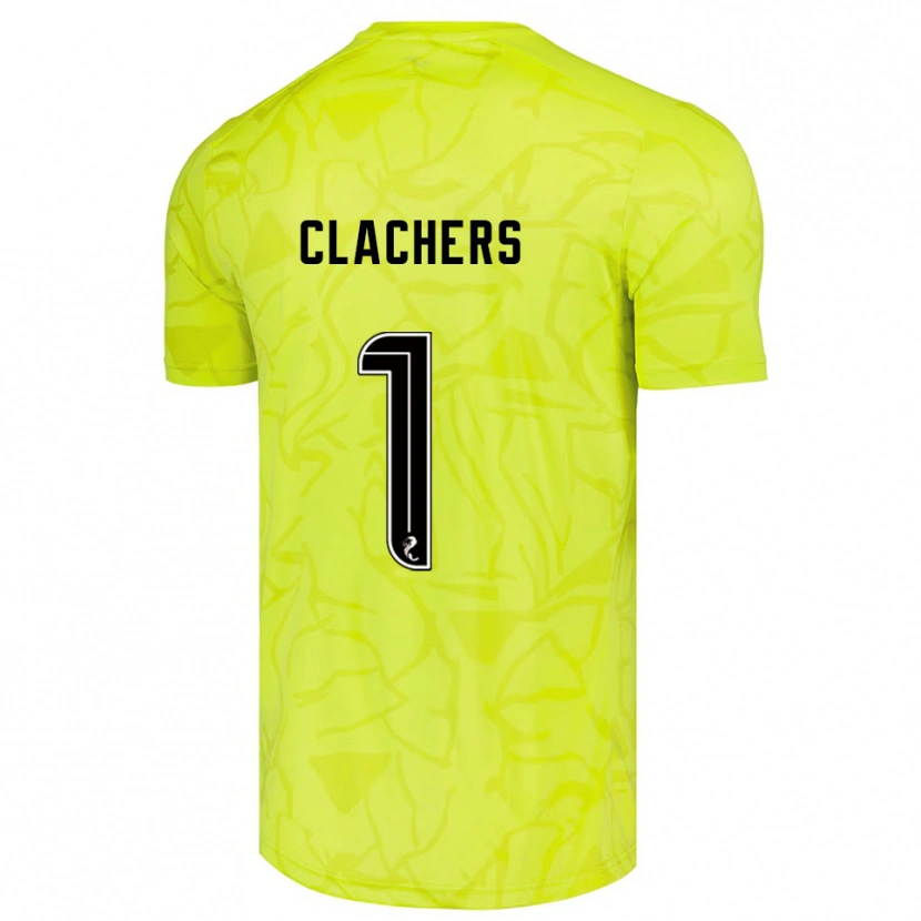 Danxen Mulher Erin Clachers #1 Amarelo Preto Camisola Guarda-Redes 2025/26 Camisa Brasil