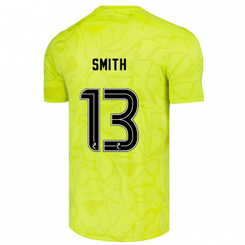 Danxen Mulher Jordan Smith #13 Amarelo Preto Camisola Guarda-Redes 2025/26 Camisa Brasil
